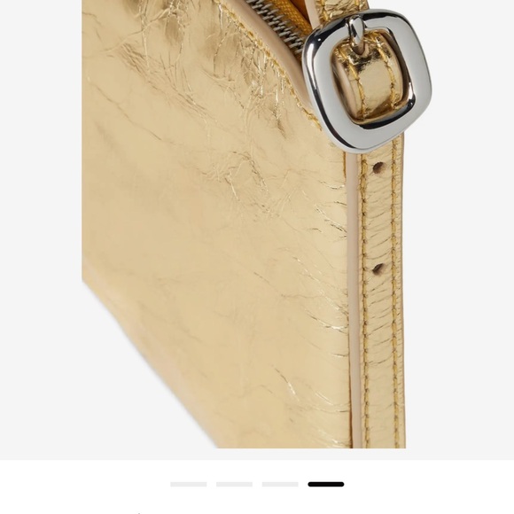 Madewell Slouch Mini Shoulder Metallic Gold cute 🥰 - Picture 2 of 12